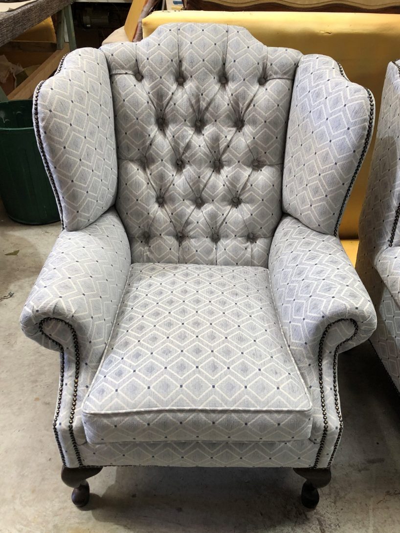 antique furniture reupholstery