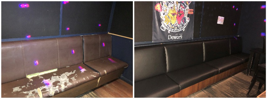 leather lounge restoration