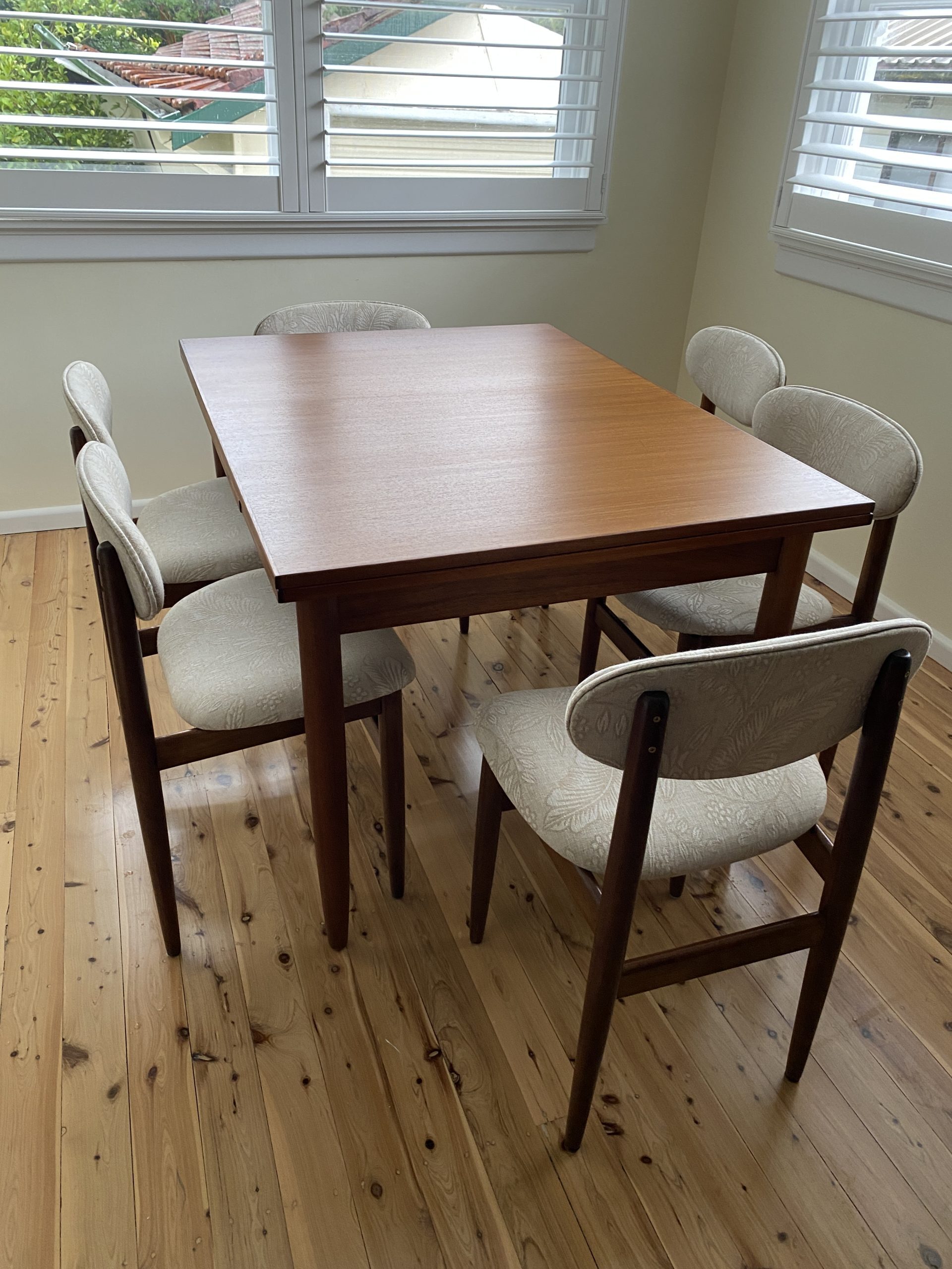 Full restoration of original Parker Dining suite